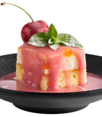 APS dessertbord NERO, diameter: 150 mm, zwart