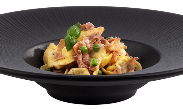 APS pastabord NERO, diameter: 290 mm, zwart