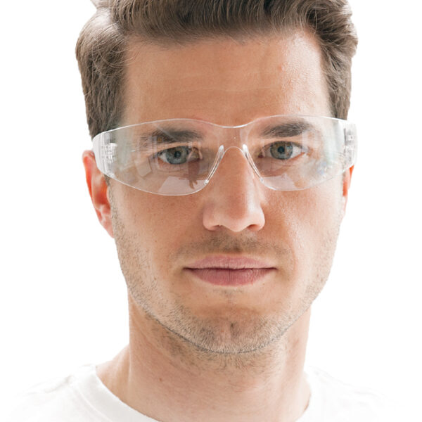HYGOSTAR veiligheidsbril FLAT, kleur glazen: helder