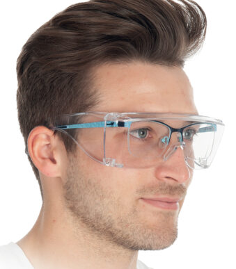 franz mensch veiligheidsbril voor brildragers, transparant