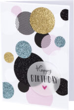 folia glitterkarton-blok ´Basic´, 170 x 245 mm, 300 g/m2