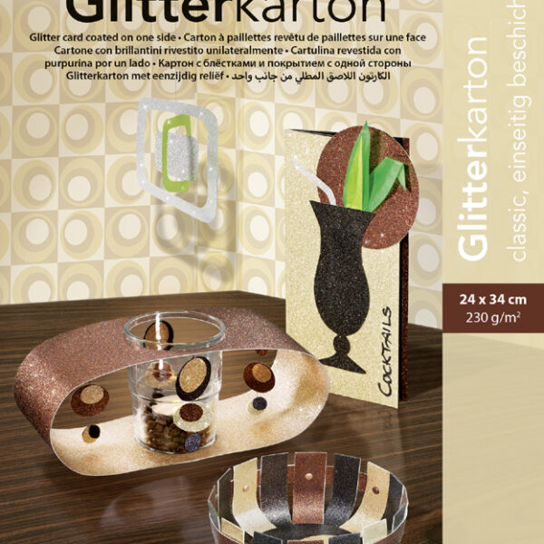 folia glitterkarton 'Classic', 240 x 340 mm, 300 g/m2