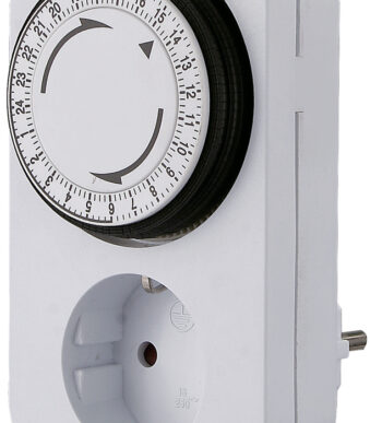 BACHMANN mechanische dag-tijdschakelaar, kunststof behuizing