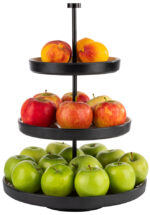 APS Etagère FRIDA, 3-etages, hoogte: 430 mm, zwart