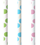 PAPSTAR papieren rietje ´Dots´, 200 mm, kleuren assorti
