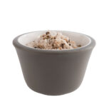 APS dipschaaltjes, 40 ml, grijs/wit, set van 6