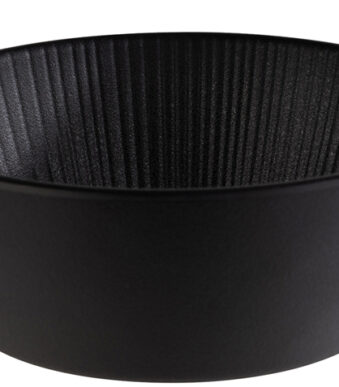 APS schaal NERO, rond, 0,45 liter, zwart