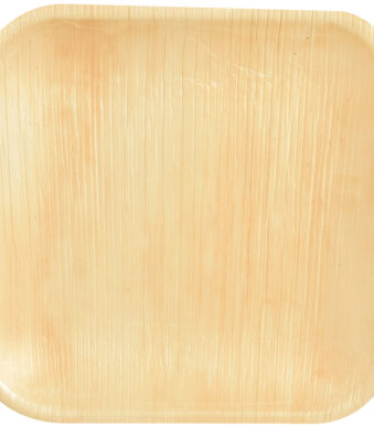 PAPSTAR palmblad bord ´pure´ rechthoekig, 180 x 180 x 15 mm