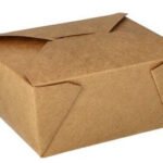 PAPSTAR Lunchbox 'pure', 750 ml, bruin