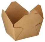 PAPSTAR Lunchbox 'pure', 750 ml, bruin