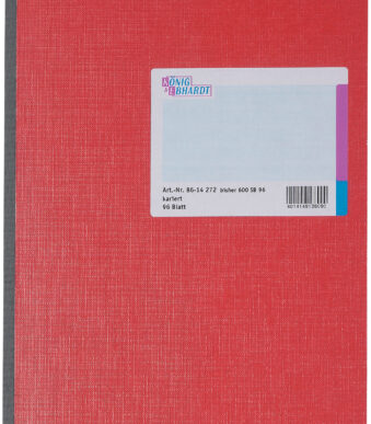 KÖNIG & EBHARDT notitieboekje, DIN A4, 96 vel, geruit