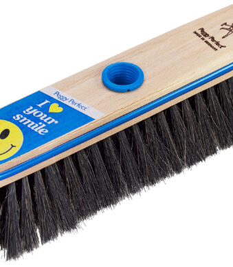 Peggy Perfect bezem 'I love your smile', hout, 280 mm