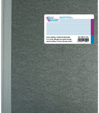 KÖNIG & EBHARDT notitieboek, DIN A4, geruit, 144 vel