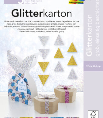folia glitterkarton 'GROF', 174 x 245 mm, 300 g/m2