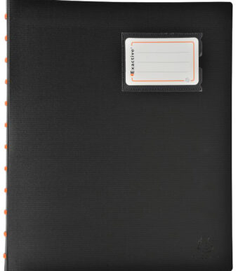EXACOMPTA zichtmap EXACTIVE, DIN A4, 20 hoezen, zwart