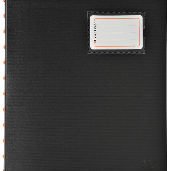 EXACOMPTA zichtmap EXACTIVE, DIN A4, 20 hoezen, zwart