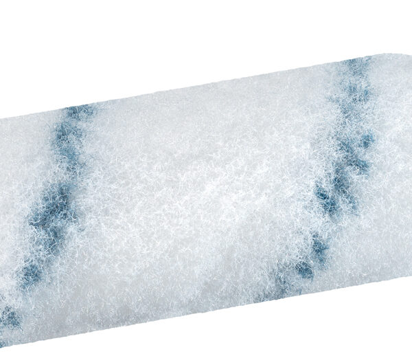 WESTEX kleine verfrol POLYNYL 11, 100 mm, wit / blauw