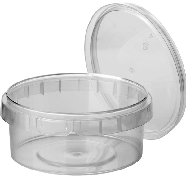 STARPAK delicatessen-cup, rond, 240 ml, transparant, 36 stuks