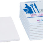 KÖNIG & EBHARD kellnerblok, 75 x 140 mm, blanco