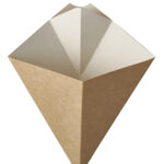 PAPSTAR patat frites-puntzak ´pure´, maat: 165 x 195 mm