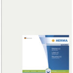 HERMA etiketten PREMIUM, 297 x 420 mm, wit, 100 vel, permanent