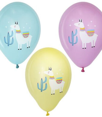 PAPSTAR luchtballonnen 'Lama', kleuren assorti