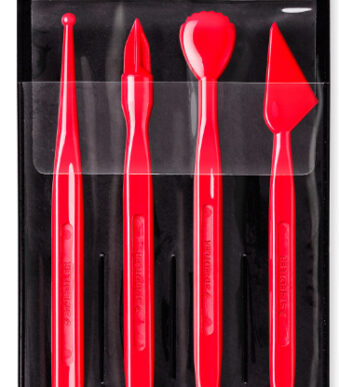 FIMO boetseer-gereedschap, 4 verschillende boetseerstokjes