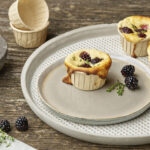 PAPSTAR bakvorm ´pure´, rond, 105 ml, bruin, karton