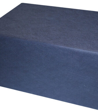 IWH schuimstof-kubus, maat: 550 x 400 x 300 mm, blauw