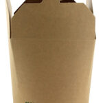 PAPSTAR Snackbox ´pure´, rechthoekig, 760 ml, bruin