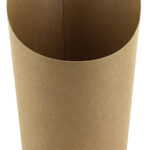 PAPSTAR wrap/cup ´pure´, rond, 230 ml, bruin, karton