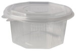 STARPAK verpakkingsbeker 8-hoekig, met klapdeksel, 500 ml, 50 stuks
