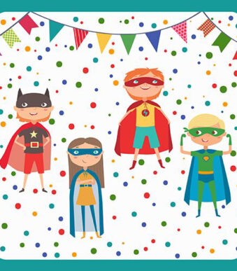 PAPSTAR motiefservetten 'Superhero', 330 x 330 mm, 20 stuks