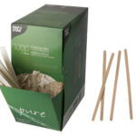 PAPSTAR houten roerstaafje 'pure', lengte: 140 mm