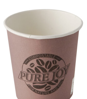 PAPSTAR kartonnen drinkbeker ´pure´, 0,1 l, lila