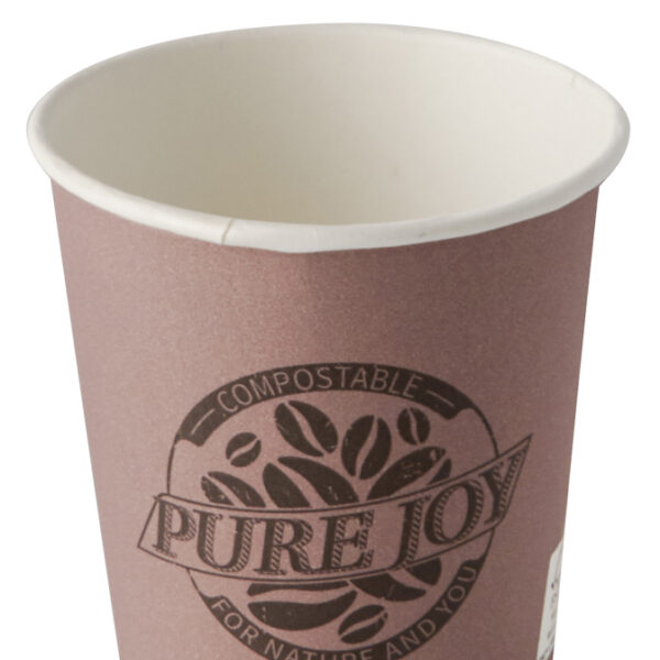 PAPSTAR kartonnen drinkbeker ´pure´, 0,1 l, lila