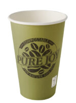 PAPSTAR kartonnen drinkbeker ´pure´, 0,3 l, groen