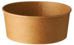PAPSTAR saladeschaal 'pure', rond, 750 ml, bruin
