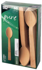 PAPSTAR bamboe-lepel 'pure', lengte: 170 mm, 50 stuks