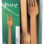 PAPSTAR bamboe-vorken 'pure', lengte: 165 mm, 50 stuks