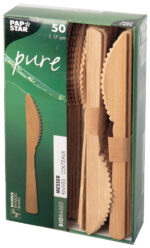 PAPSTAR bamboe-mes 'pure', lengte: 170 mm, 50 stuks