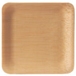 PAPSTAR bamboe-fingerfood-bord 'pure', rechthoekig, 10 stuks