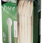 PAPSTAR papieren-koffielepel 'pure', lengte: 130 mm, wit