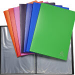 EXACOMPTA zichtmap, DIN A4, PP, 20 hoezen, kleuren assorti
