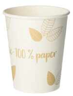 PAPSTAR kartonnen drinkbeker 'pure' ZERO, 0,2 l, beige/creme