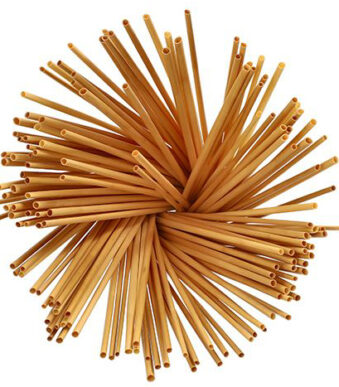 PAPSTAR stro-drinkrietje 'pure', 230 mm, naturel