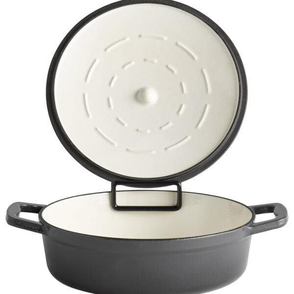 APS braadpan met deksel 5STARS, 2,5 liter, antraciet