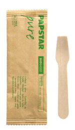 PAPSTAR houten ijslepel 'pure', lengte: 94 mm, 50 stuks