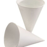 PAPSTAR puntbeker, van suikerrietpapier, wit, 100 ml