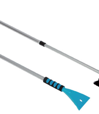 IWH telescopische ijskrabber met sneeuwbezem, 710 - 1.220 mm